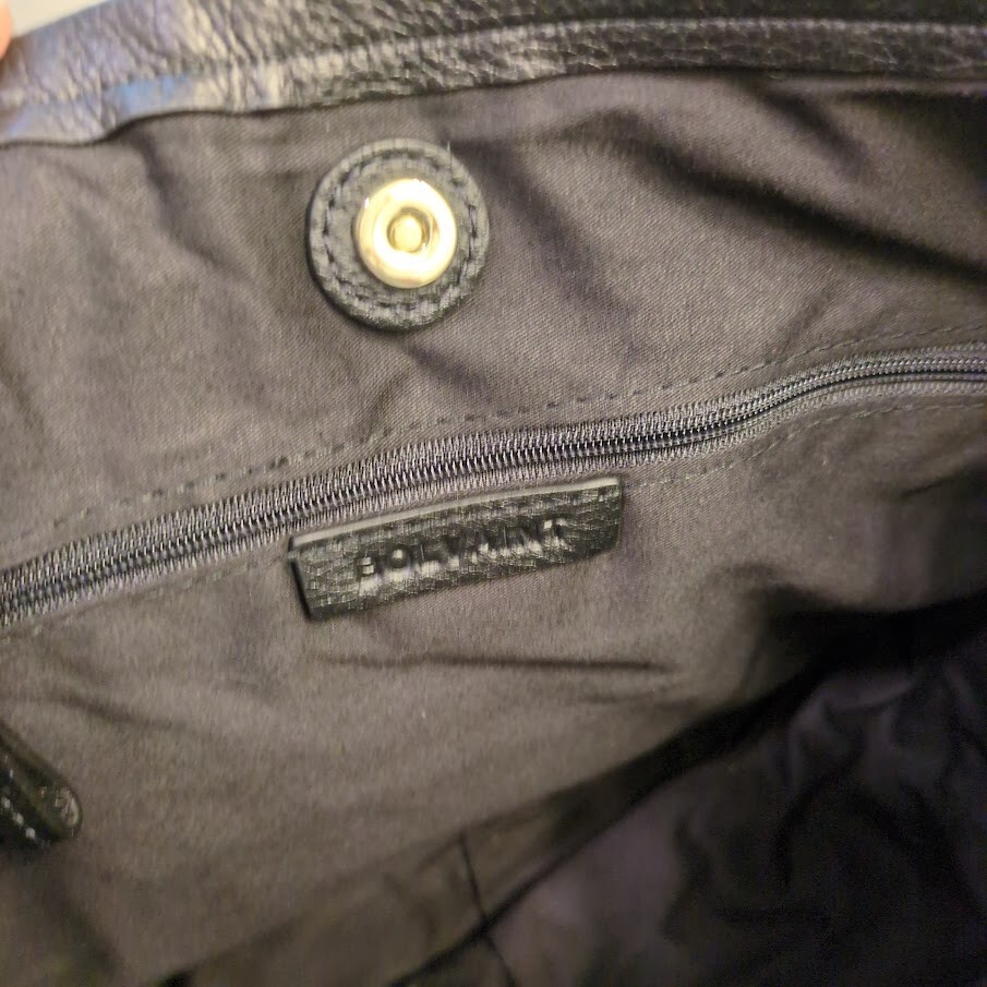 Bolvaint Paris René Noir Motif Bag Purse – Retails $2,500 Black Brown Logo