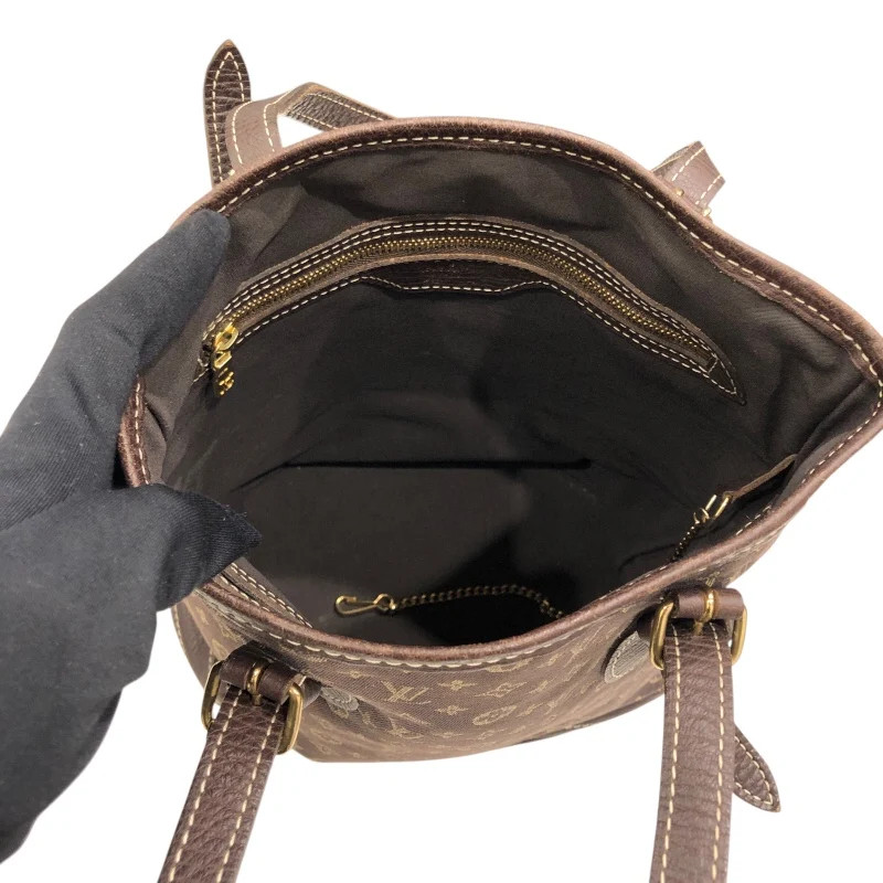LOUIS VUITTON Bucket PM Brown Handbag M95226 #OKB4355