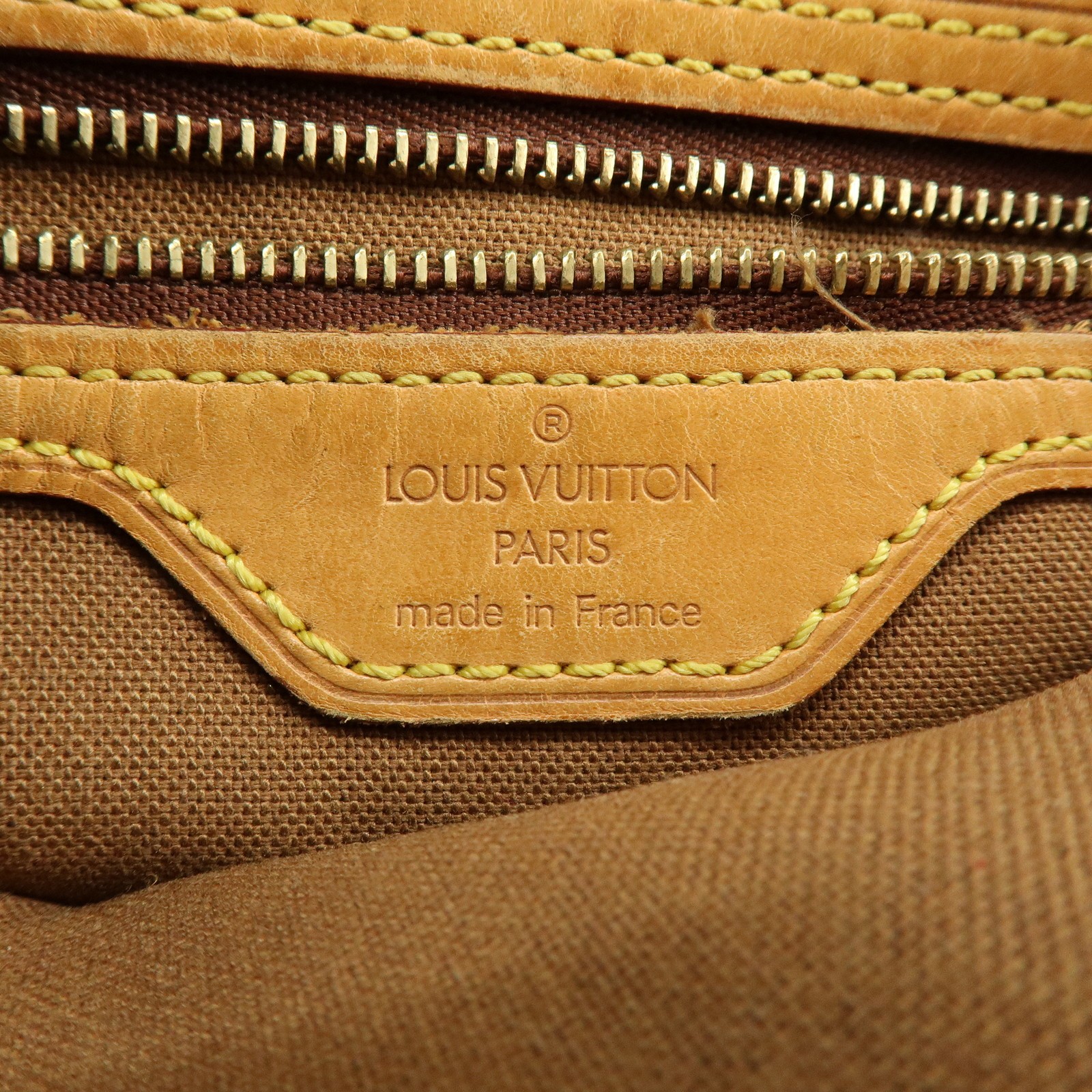 Louis Vuitton Monogram Trotteur Canvas Shoulder Bag Brown M51240 Auth Used F/S