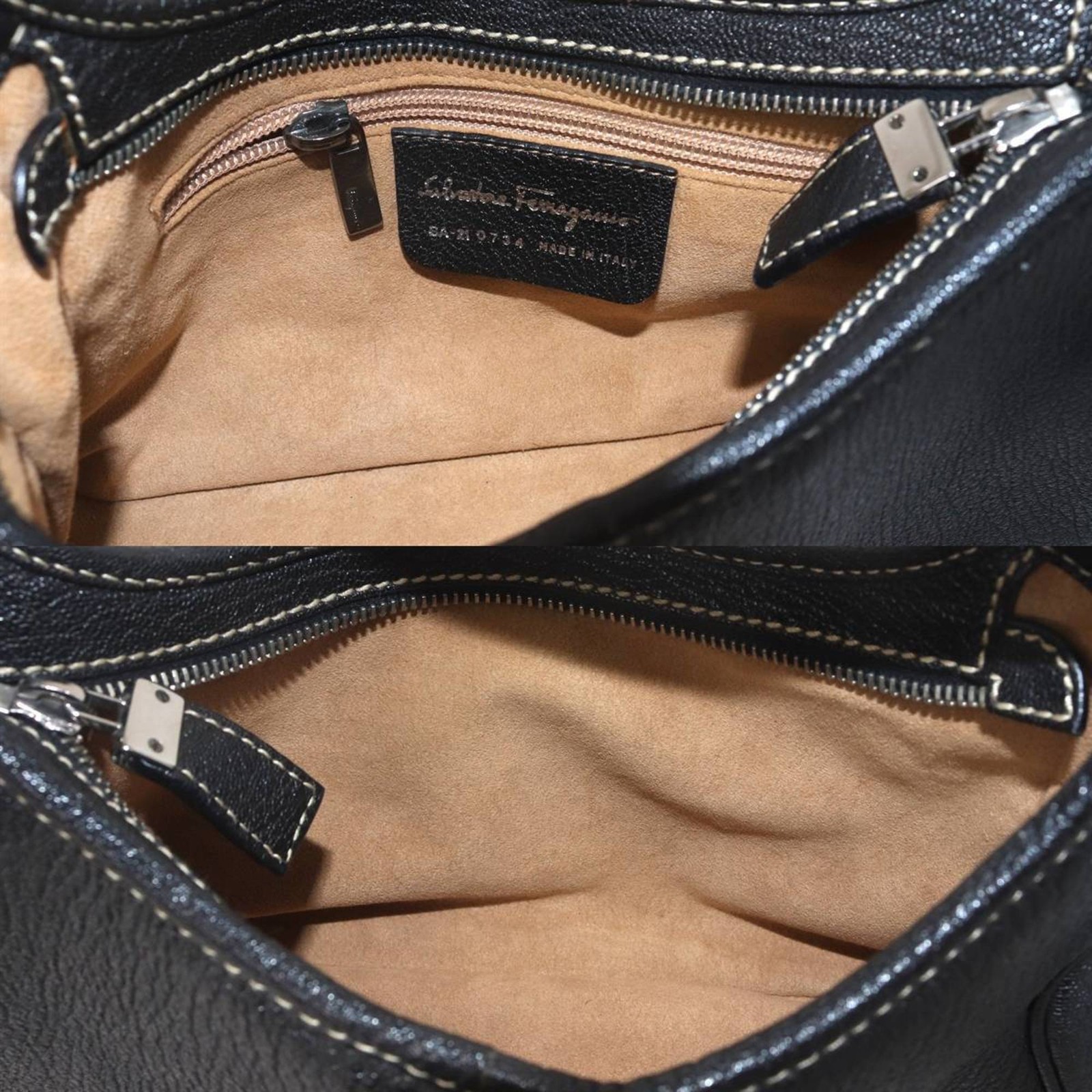 Salvatore Ferragamo Ferragamo shoulder bag, leather, black, BA 21 0734 GZl1ghod