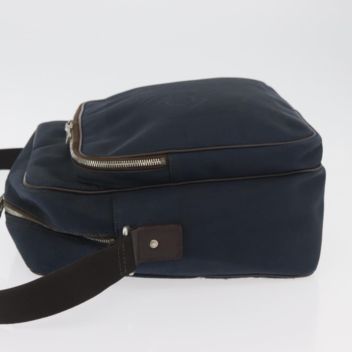 LOUIS VUITTON Damier Geant Pilot Shoulder Bag Blue N41159 LV Auth 160664