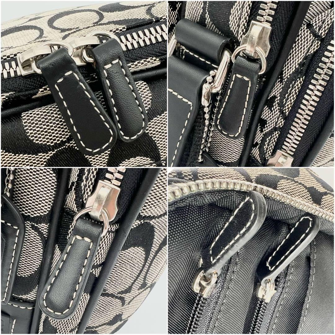 Coach Shoulder Bag Signature 4270 Multi storage Black