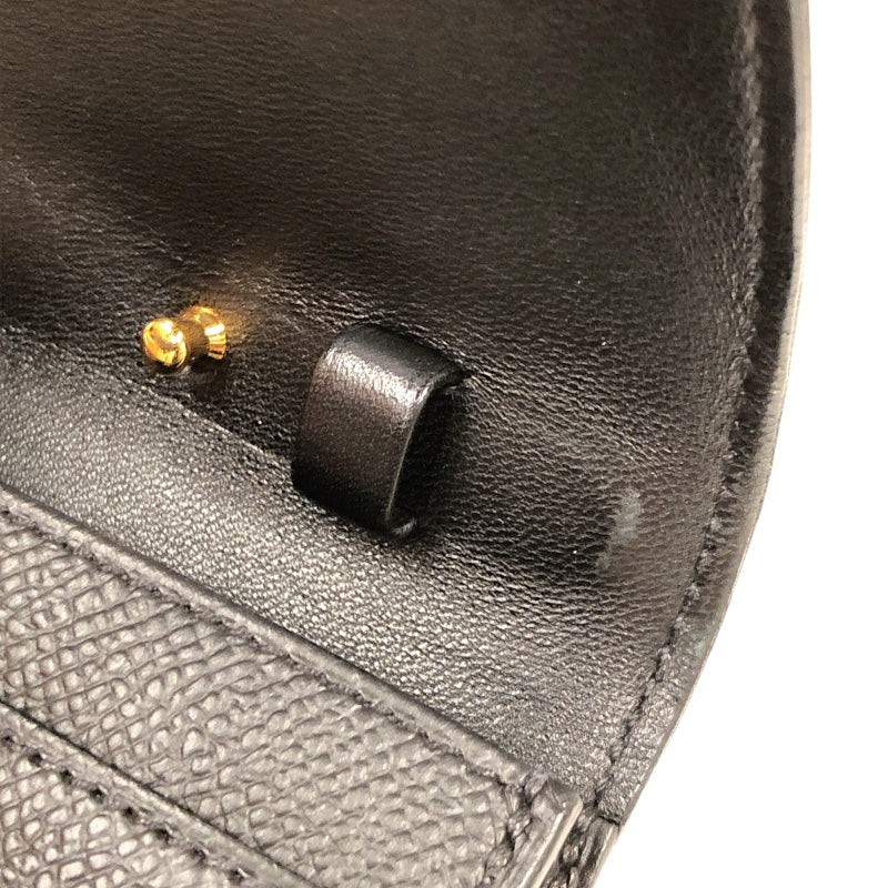 HERMES Constance To Go Black Epsom Leather Shoulder Bag Z Stamp #OKB7308