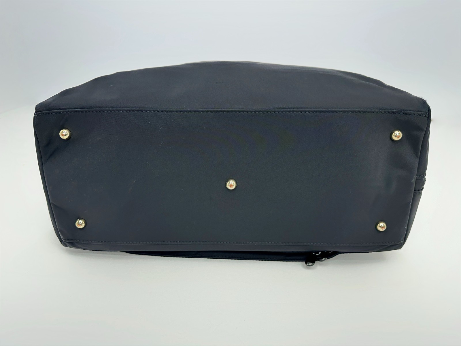 Lo and Sons O.G. 2 Laptop Tote Black Nylon Gold Hardware Grey Interior Dust Bag