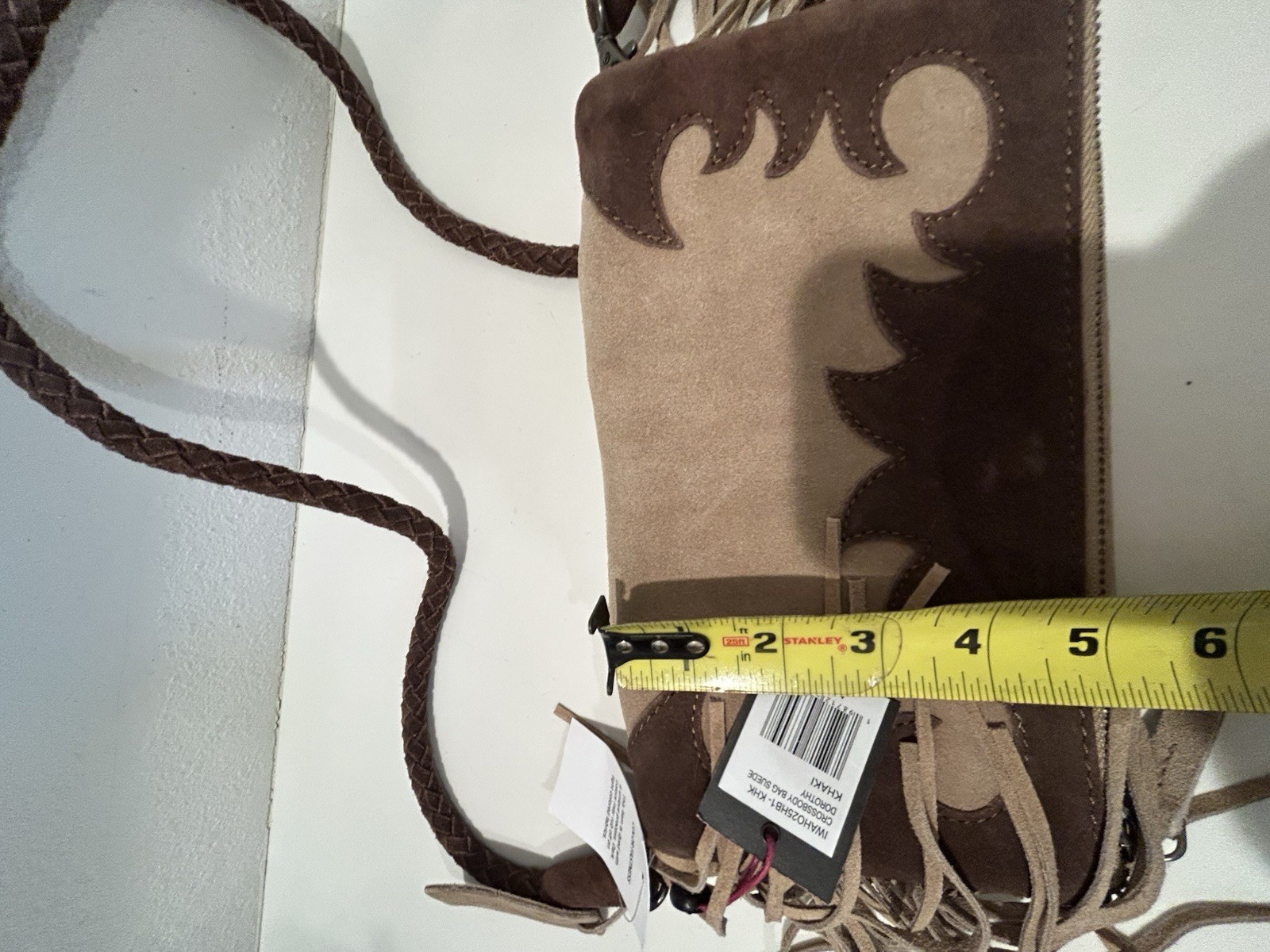 Idyllwind Women’s Dorothy Fringe Suede Crossbody Bag Tan Western Cowgirl