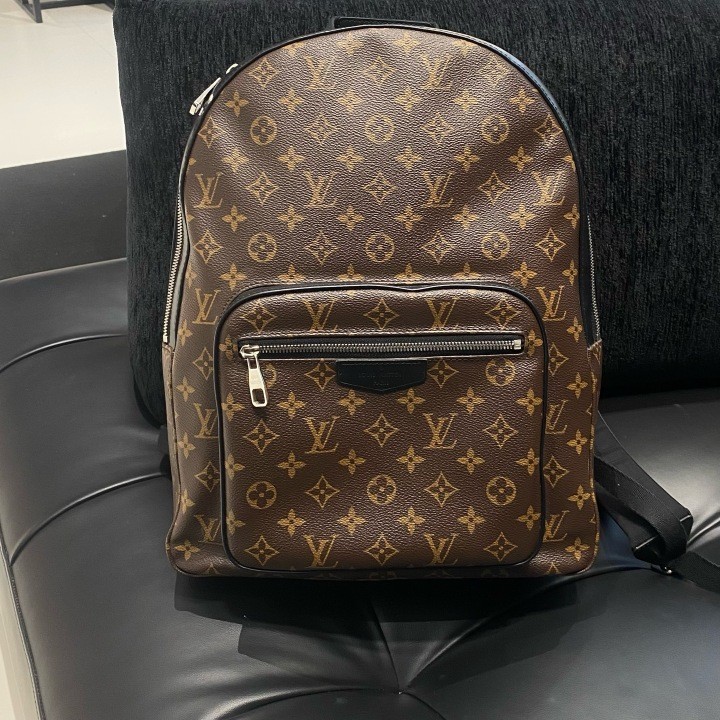 Louis Vuitton Josh Monogram Backpack Brown Women Unisex D