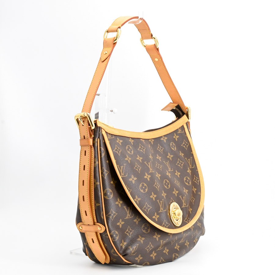 LOUIS VUITTON Tolum GM M40075 Shoulder Bag Brown Women