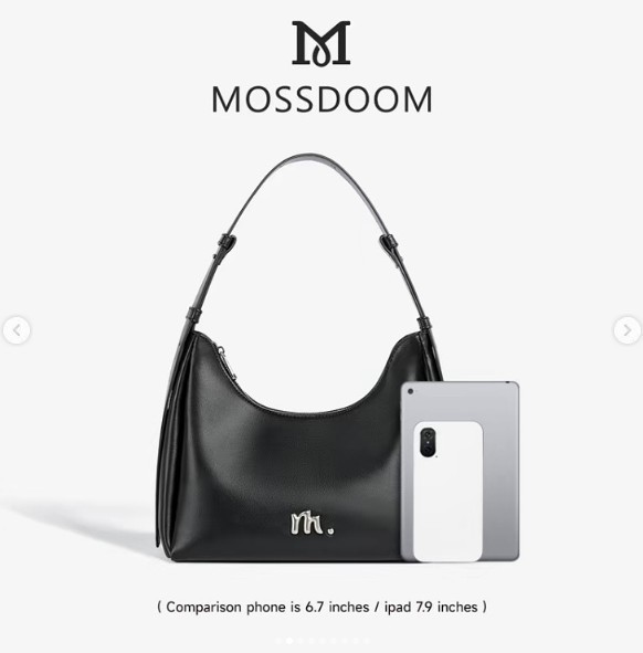 MOSSDOOM Deanna Shoulder Bag Your Everyday Companion for Effortless Style Black
