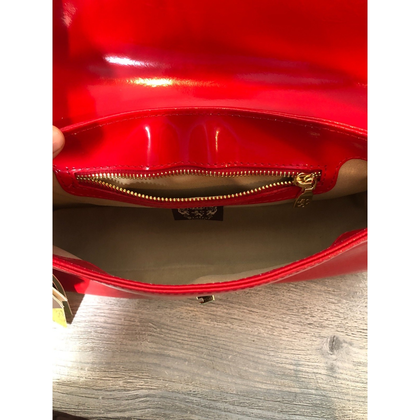 Pratesi Firenze NWT Luxury Leather Purse – Gorgeous Red! NWT