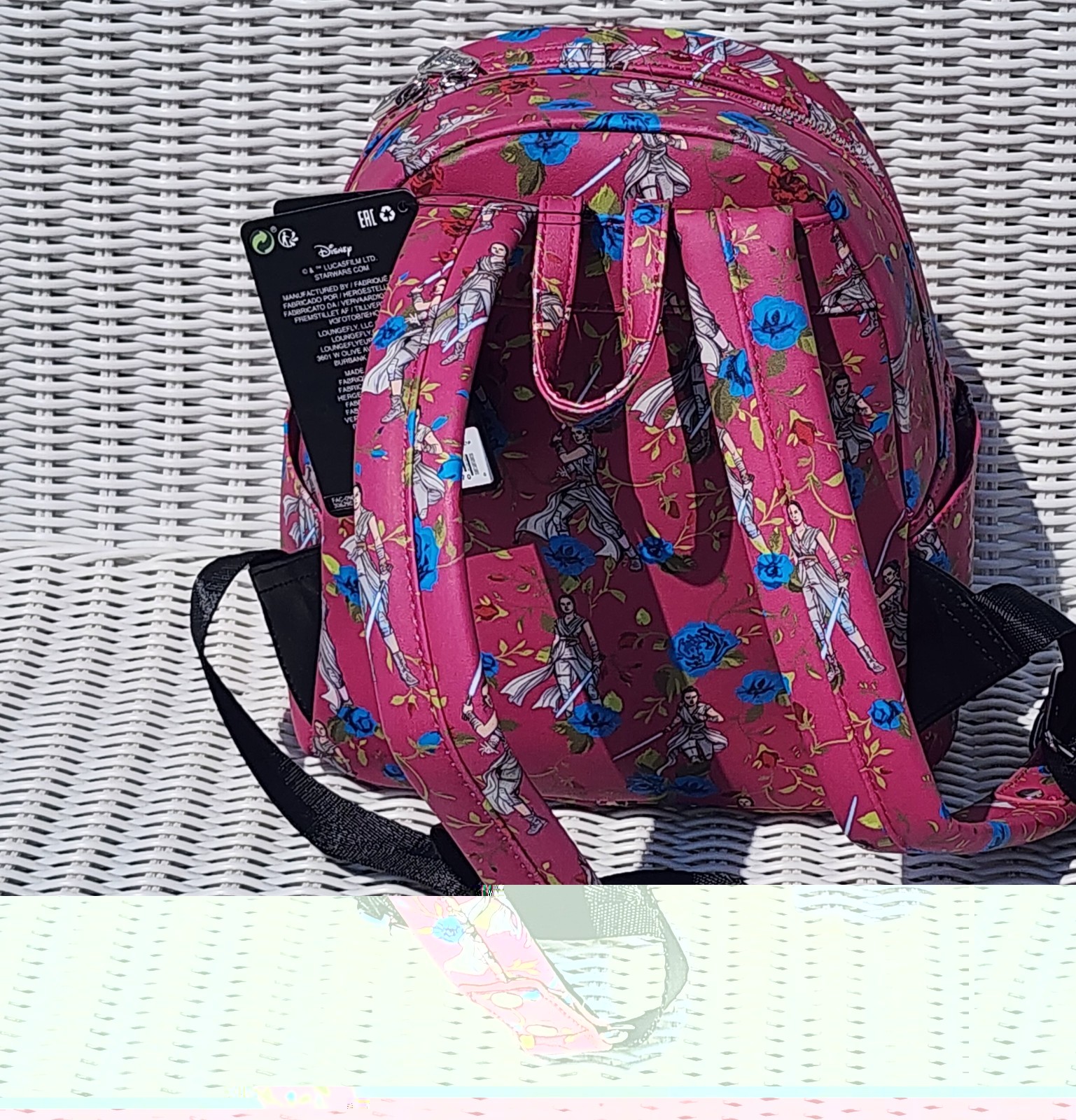 NEW W/TAG 💕Loungefly Disney Star Wars Pink Mini Backpack