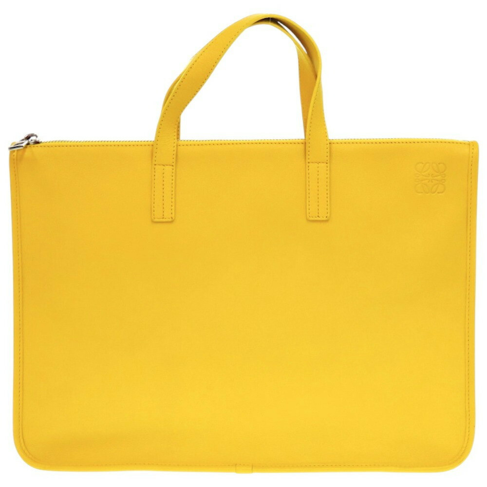LOEWE Bag: Anagram A4 Yellow W40.5H29D7.5cm w/o accessories; Used Item From JPN