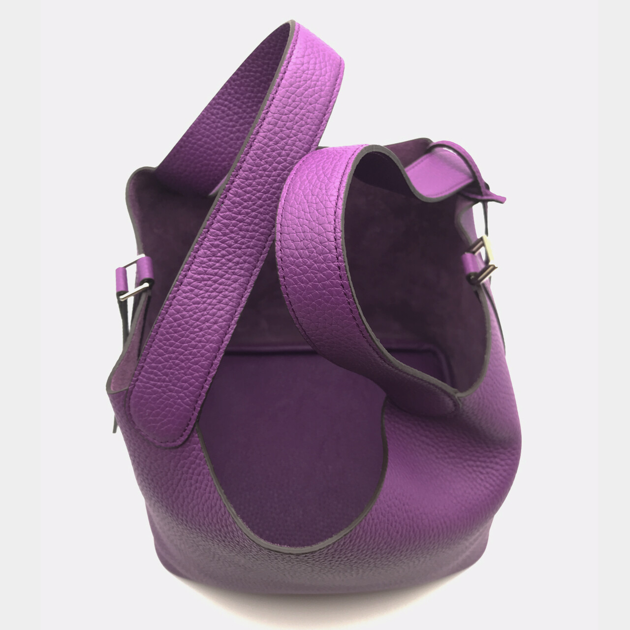 PREMIUM BASKET TOTE BAG with KEY COVER ~ [made in KOREA] Genuine Leather Bag