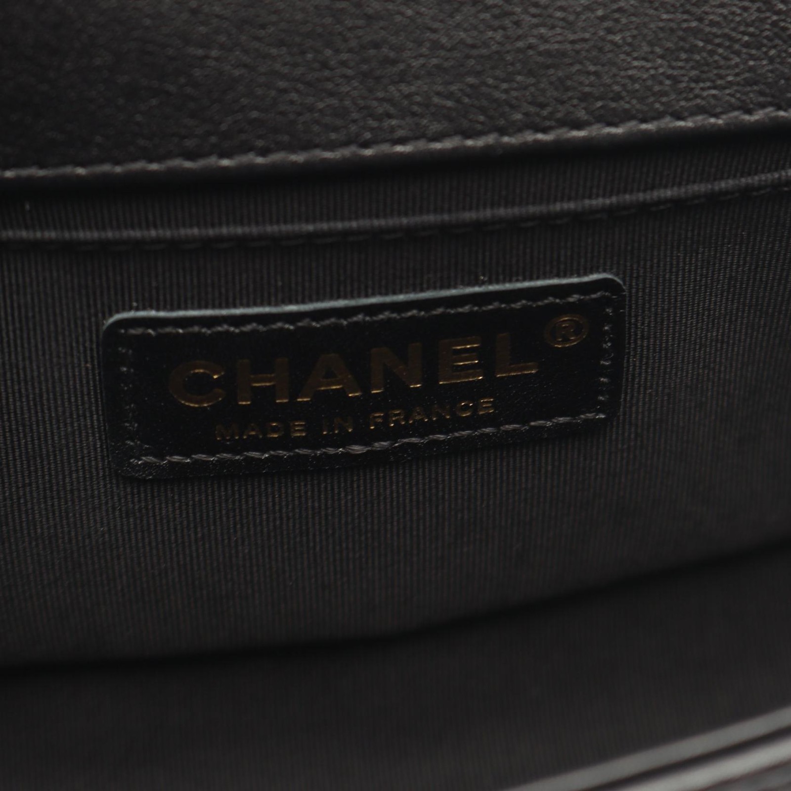 CHANEL Boy Chanel Small Shoulder Bag A67085 Lamb sheep leather Black Used GHW CC