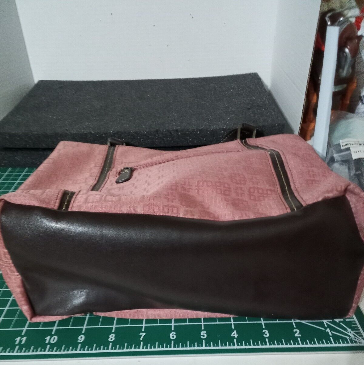 Worthington pretty pink shoulder bag with mini bag change purse