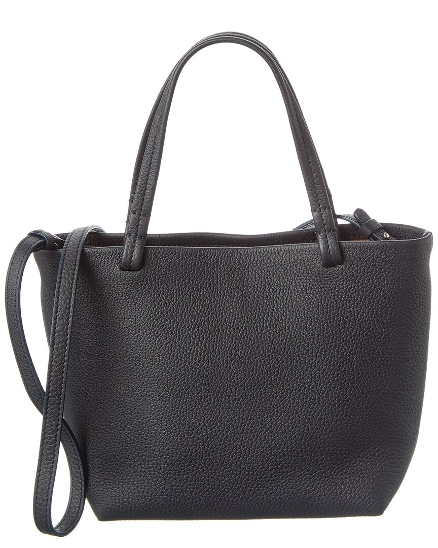 The Row Small Leather Tote Women’s Brown