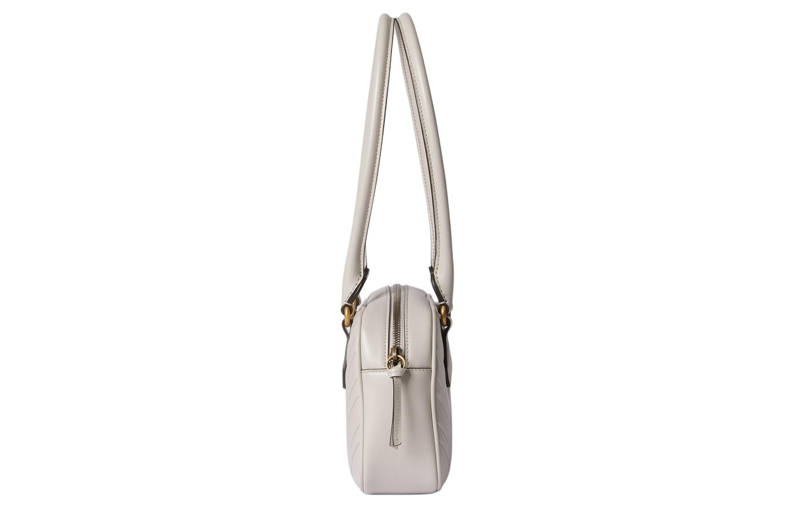 GUCCI Shoulder Bags Leather Gray Women 10.0 x 2.5 x 6.0 in