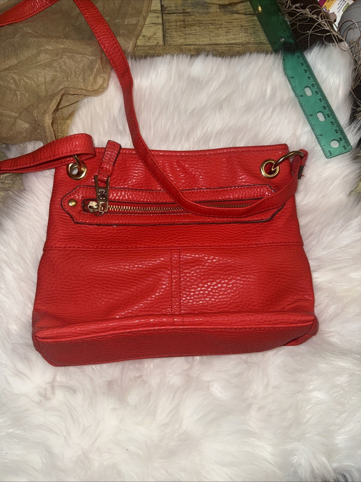 Vibrant Red/Blood Orange Purse in Excellent Condition