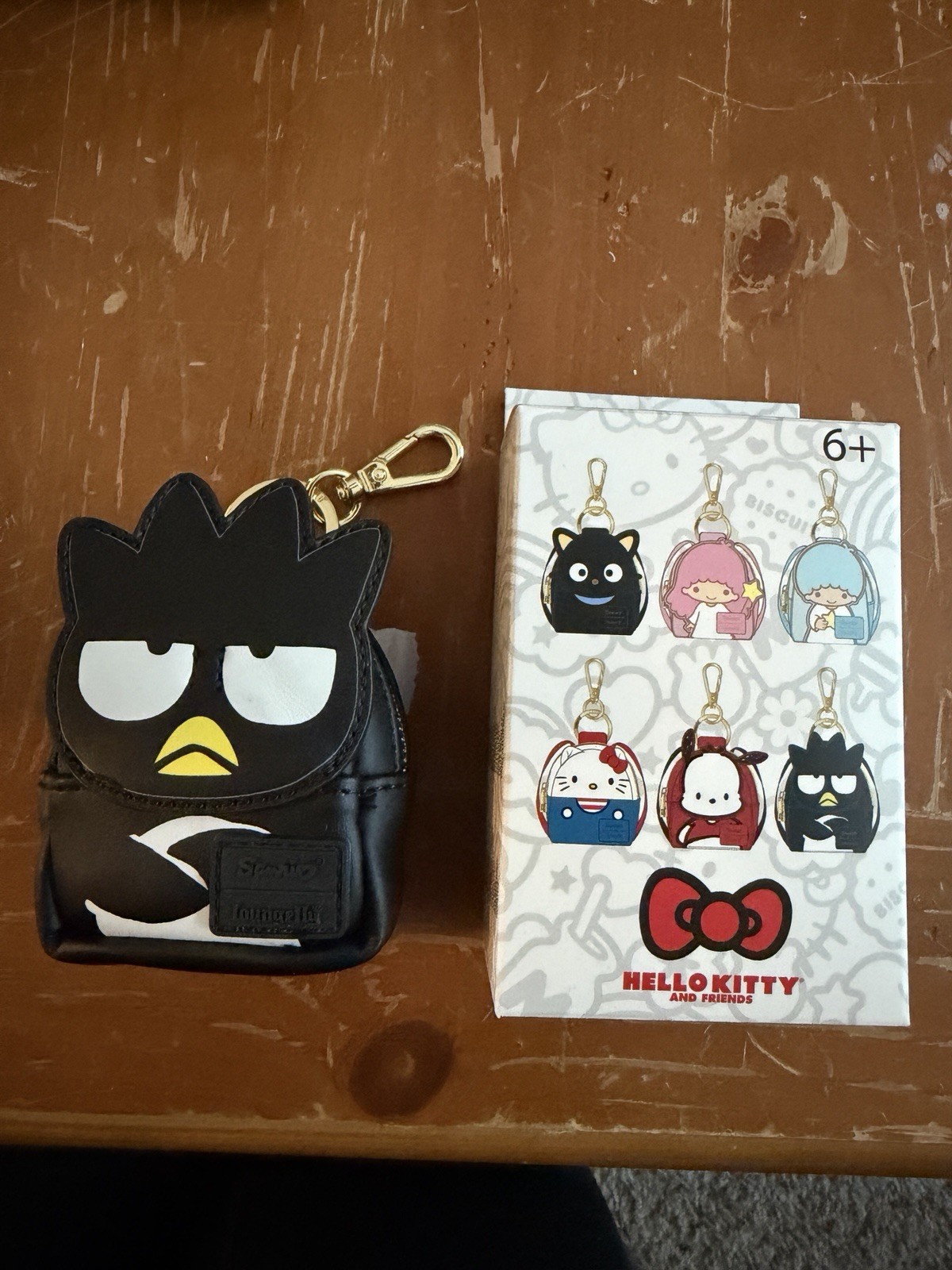 Loungefly Hello Kitty & Friends Badtz-Maru Mini Micro Bag Charm Key Clip