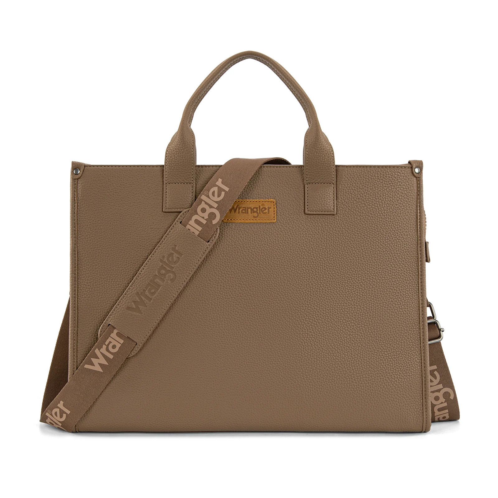 Wrangler Structured Work Tote/Large Carry-All Tote/Crossbody with Pouch