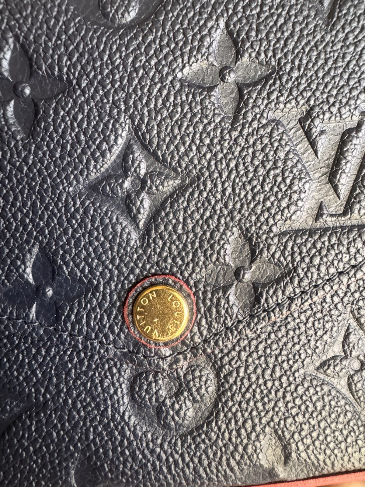 Louis Vuitton Navy Monogram Empreinte Pochette Felicie