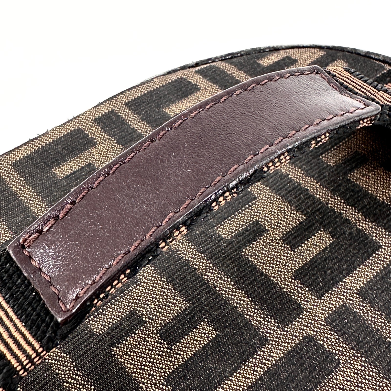 Fendi Zucca Canvas Pouch Authentic