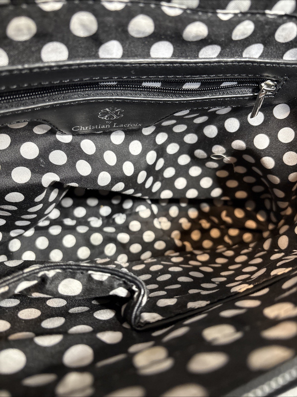 Gorgeous CHRISTIAN LACROIX Black Giulia Satchel