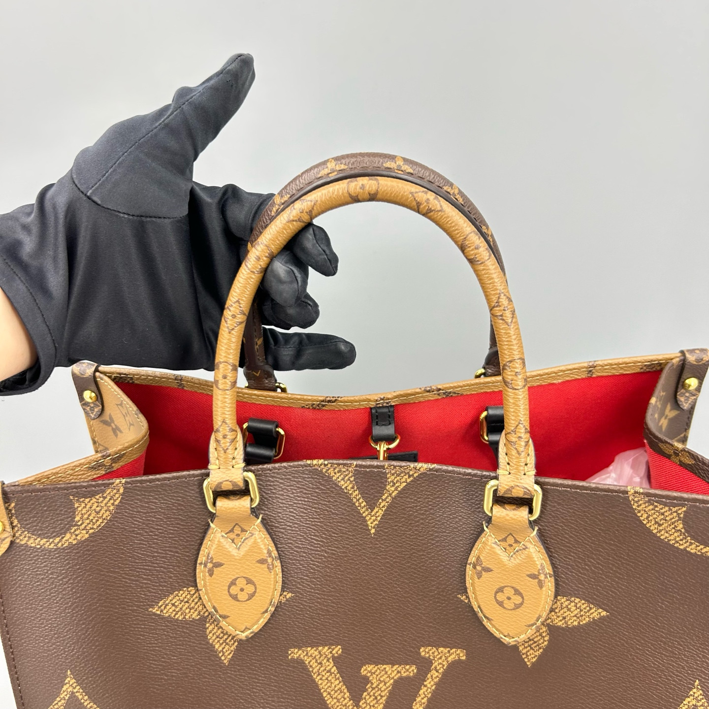 Authentic Louis Vuitton Onthego Monogram Canvas Tote Brown Gold-Tone eBay AG