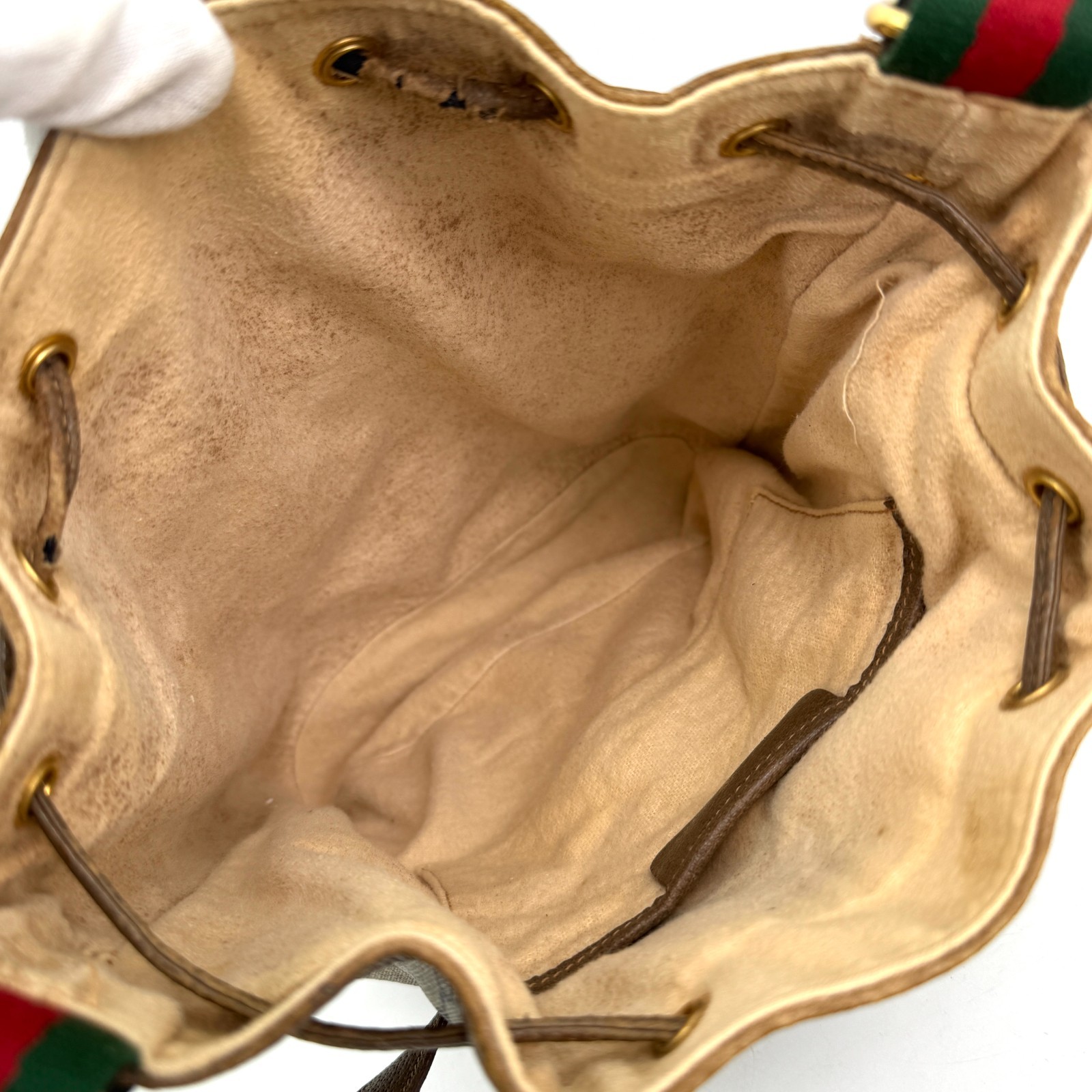 Vintage GUCCI Sherry Shoulder Bag Drawstring