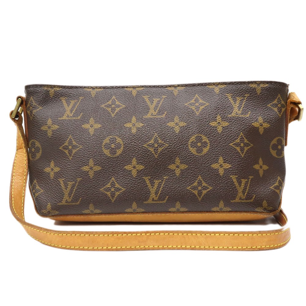 Louis Vuitton Trotter M51240 Monogram Canvas Brown Shoulder Bag Women’s #KNB1337