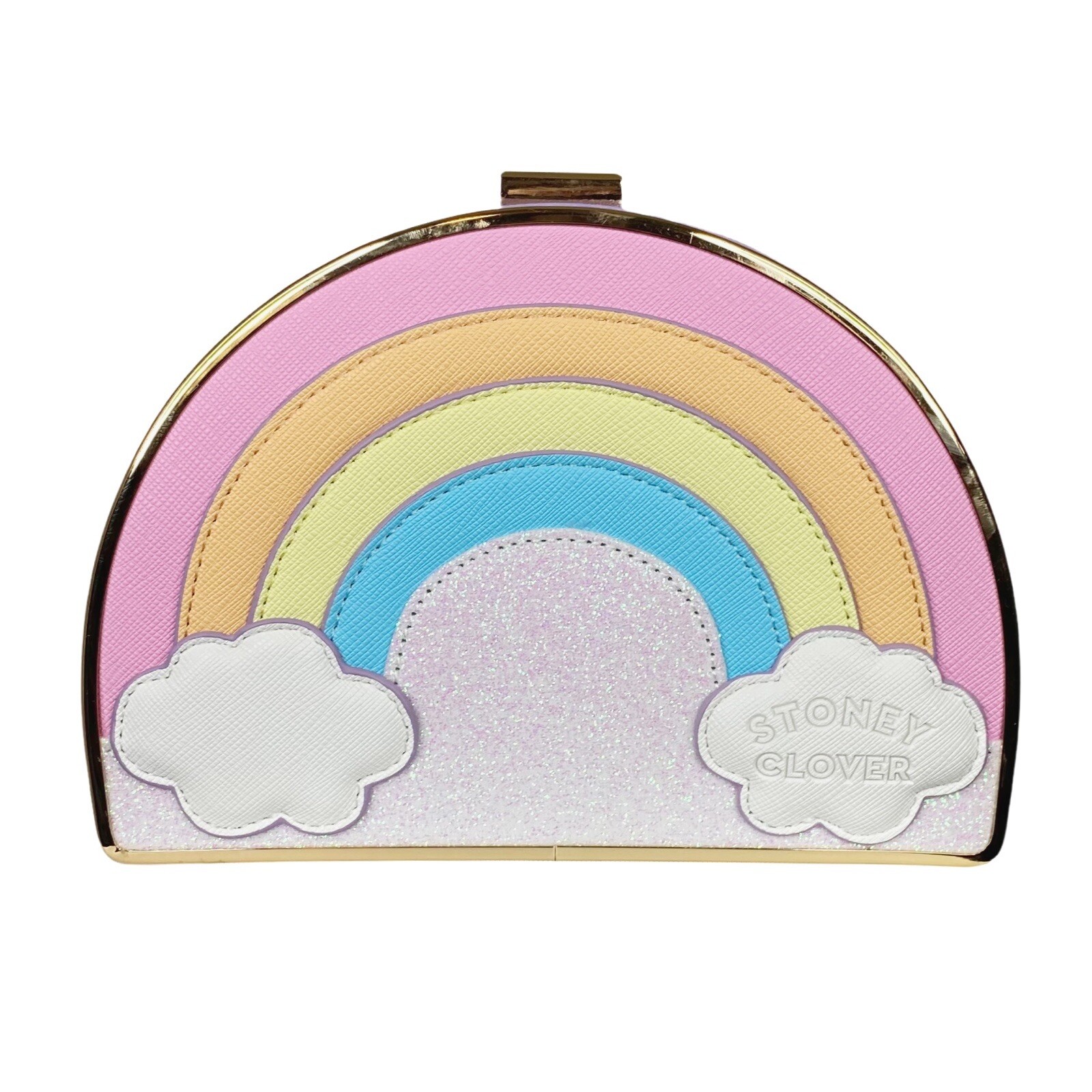 Stoney Clover Lane x Target Rainbow Crossbody Bag 5.25” x 7.5” x 1.75” Snap Shut