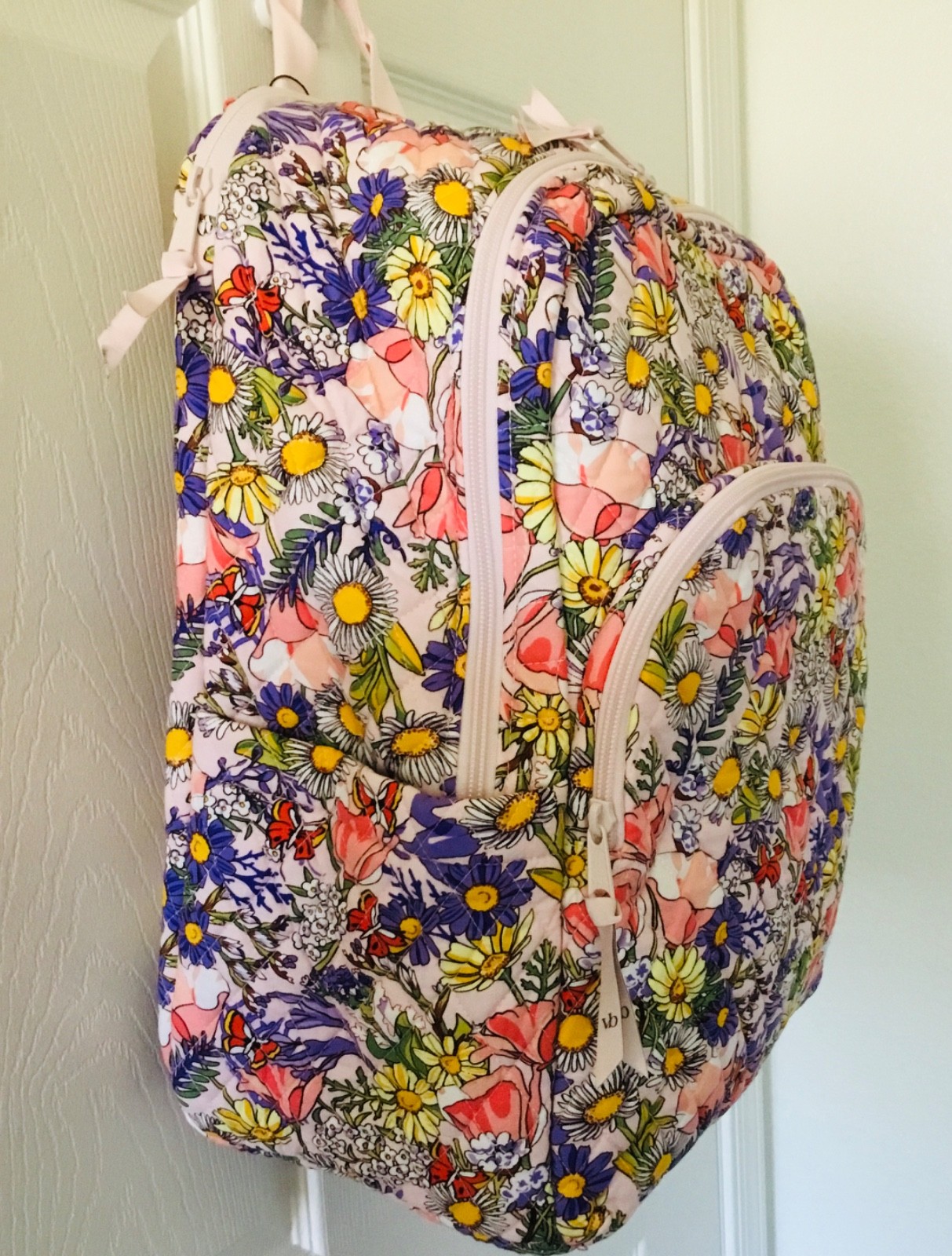 Vera Bradley ~ “Coastal Wildflowers” ~ Essential Large Backpack ~ NWT
