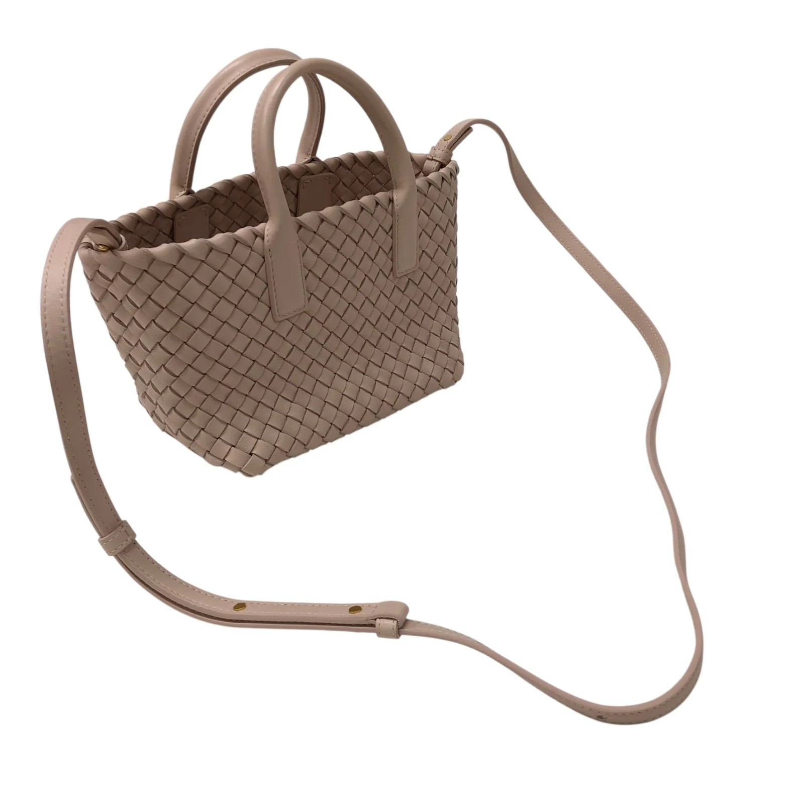 BOTTEGA VENETA Mini Cabat Pink Leather Handbag 781670 #OKB2168