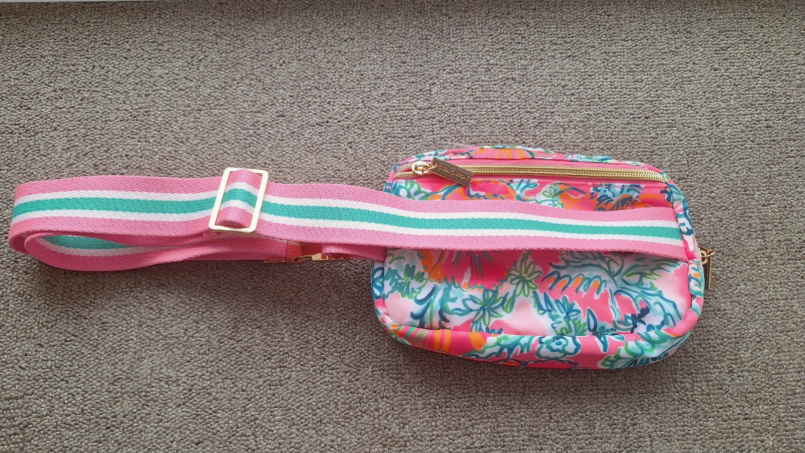 Lilly Pulitzer Fanny Pack Money Belt Bum Bag Crossbody