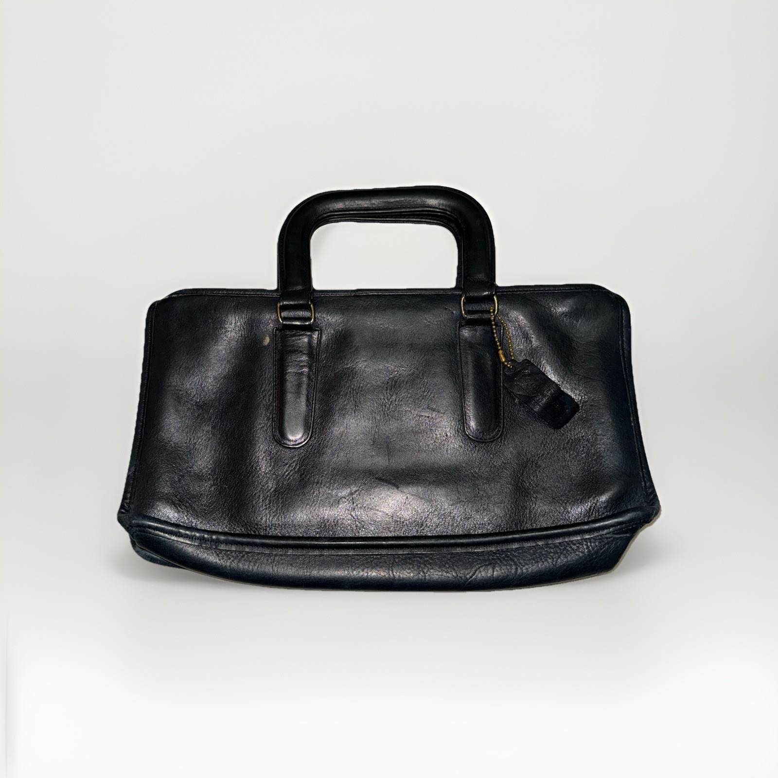 Coach Vintage Slim Satchel Standard Handbag, Early Bonnie Cashin Style, Black