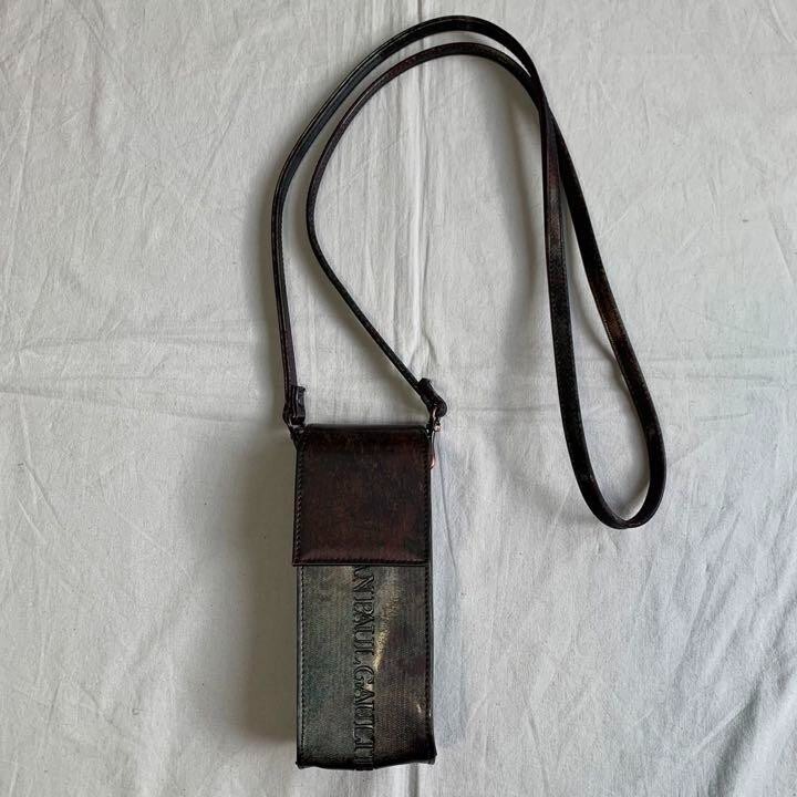 Jean Paul Gaultier Shoulder Bag PVC Iridescent V Cyber ​​Women Ladies Casual JPN