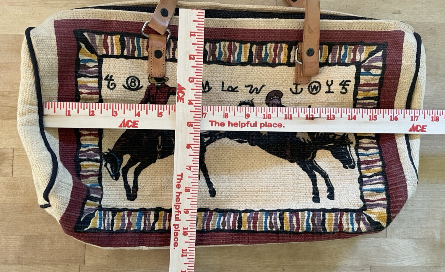 El Paso Saddleblanket and Co Bag with Rodeo design