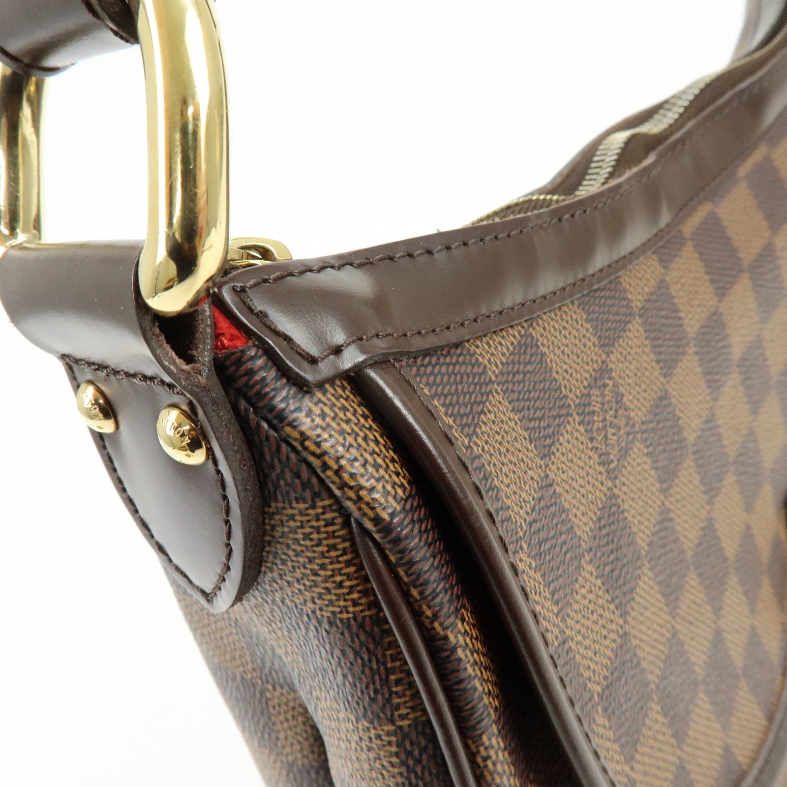 Louis Vuitton Damier Highbury Canvas Shoulder Bag Brown N51200 Auth Used F/S