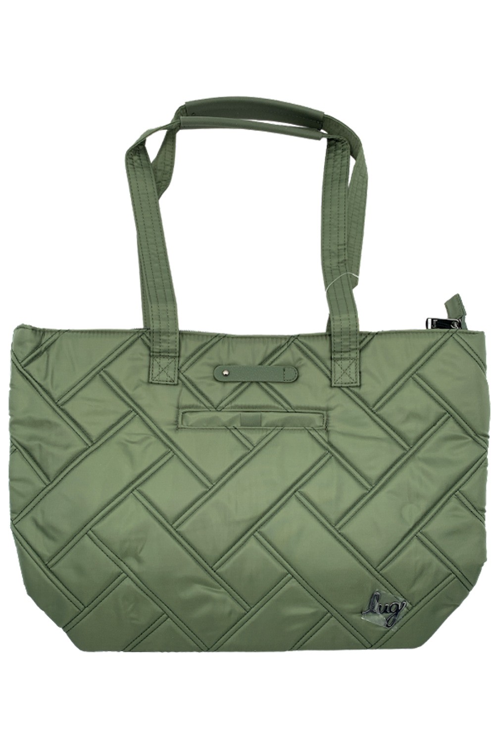 Lug Skyliner RFID Tote – Olive Green, Water-Repellent, Multi-Pocket with Trolley