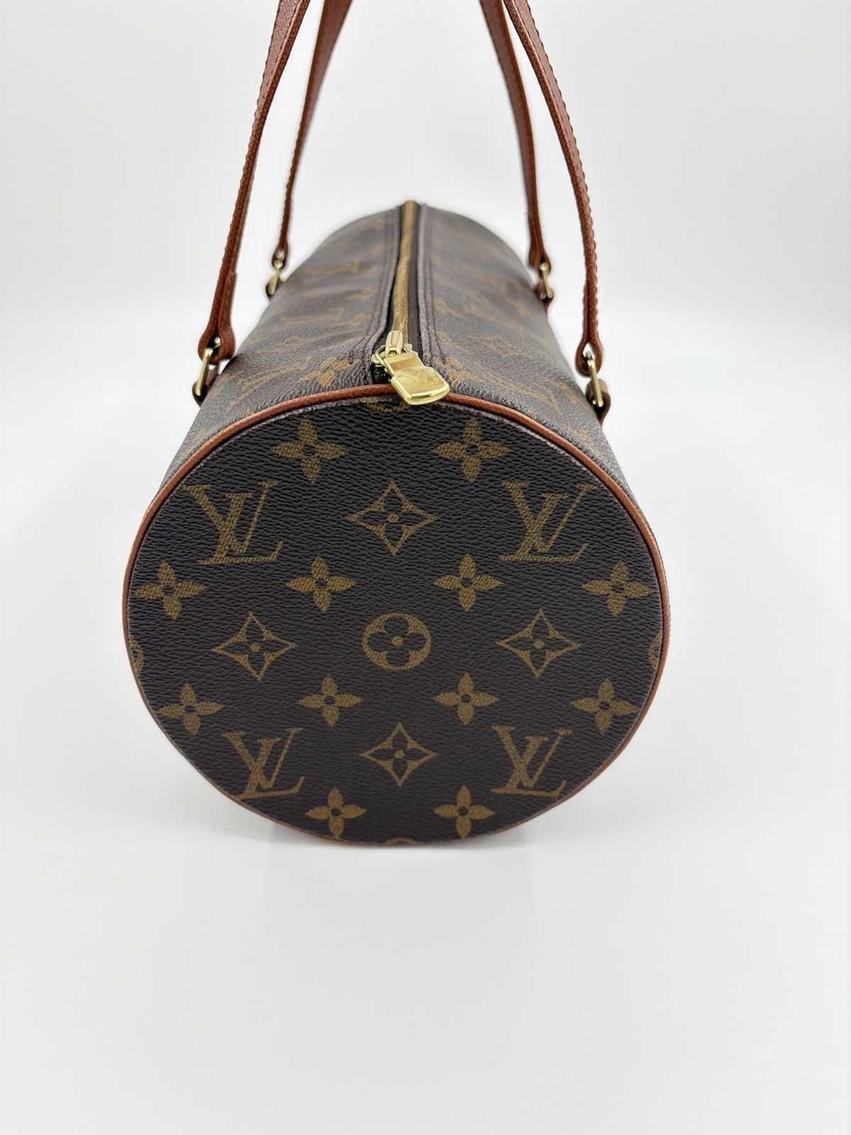 LOUIS VUITTON Papillon 30 Monogram Handbag Pouch M51365 Authentic 74