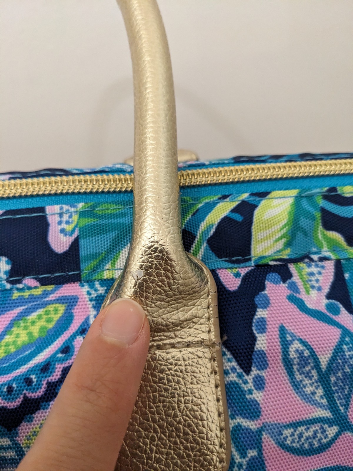 EUC! Lilly Pulitzer Weekender Bag In Pop Up Lilly’s Party Patch