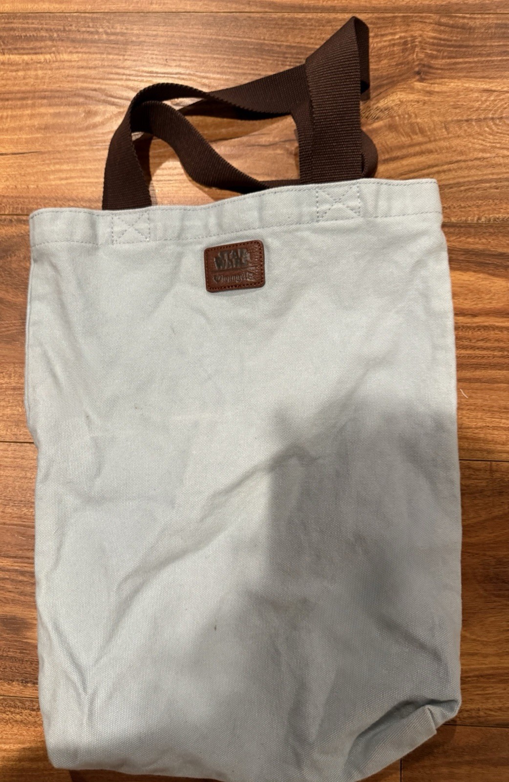 Star Wars Loungefly Han Solo Chewbacca Canvas Tote Bag Purse Logo Badge RARE