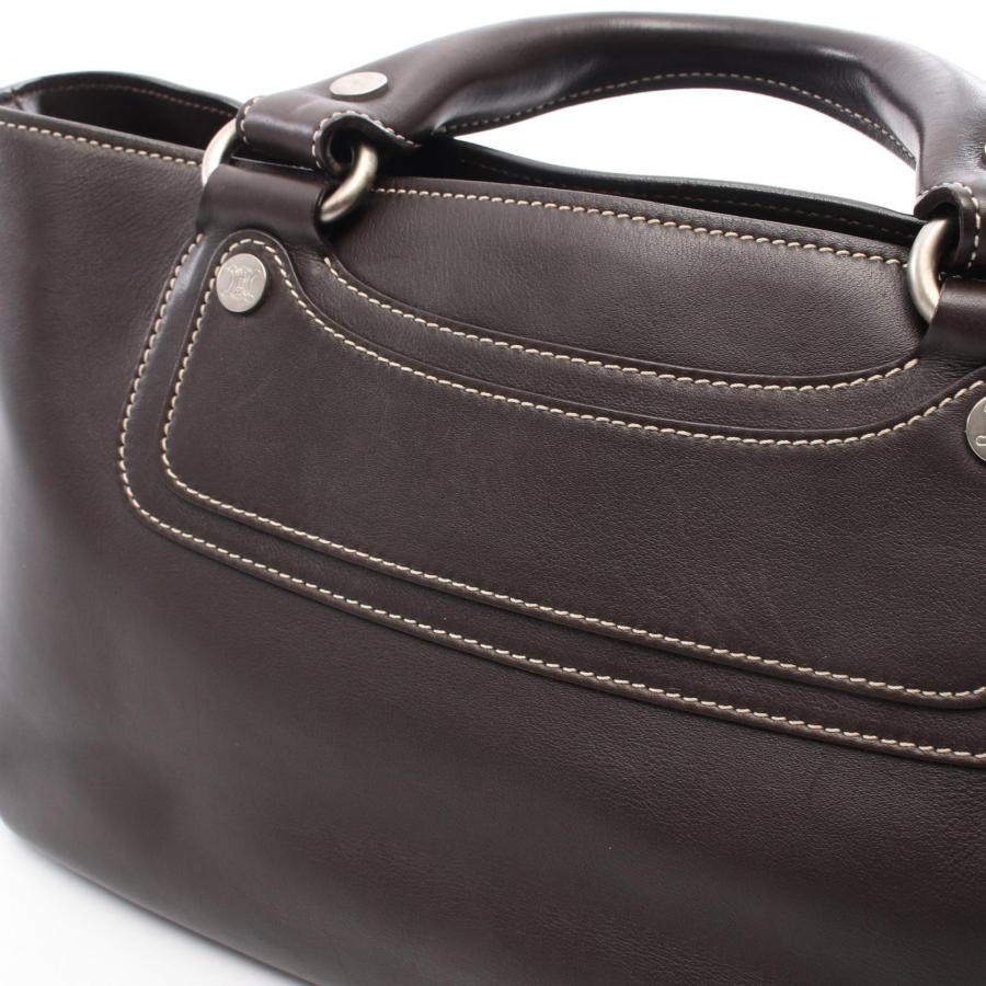CELINE Bag: Boogie Brown Leather W32H20D13cm;