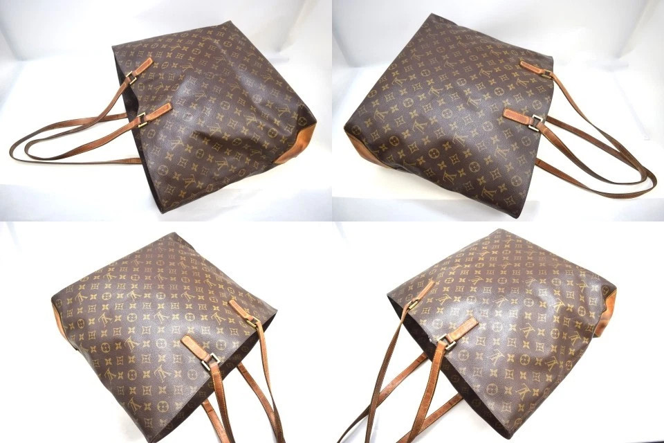 Louis Vuitton M51152 Tote Bag Cabas Alto Monogram Brown Canvas Made In France JP
