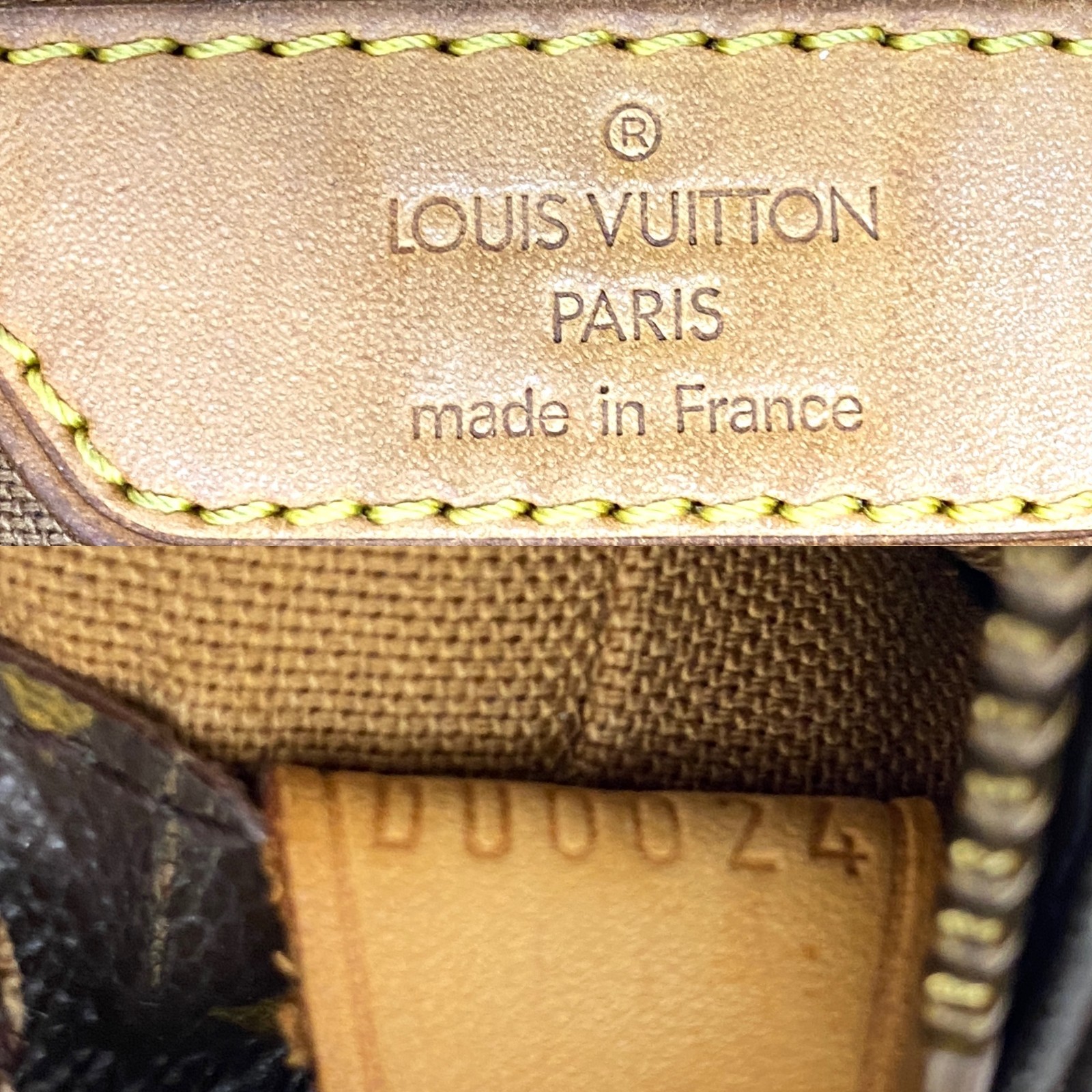 Louis Vuitton Monogram Cabas Mezzo Tote Shoulder Bag M51151 #GD448-313