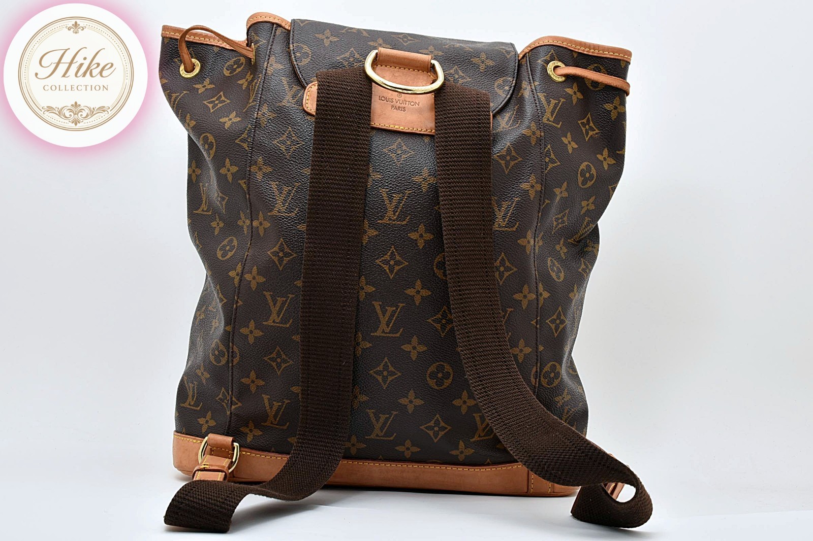 Louis Vuitton Montsouris GM Monogram Backpack Bag M51135 Auth Condition *AB*