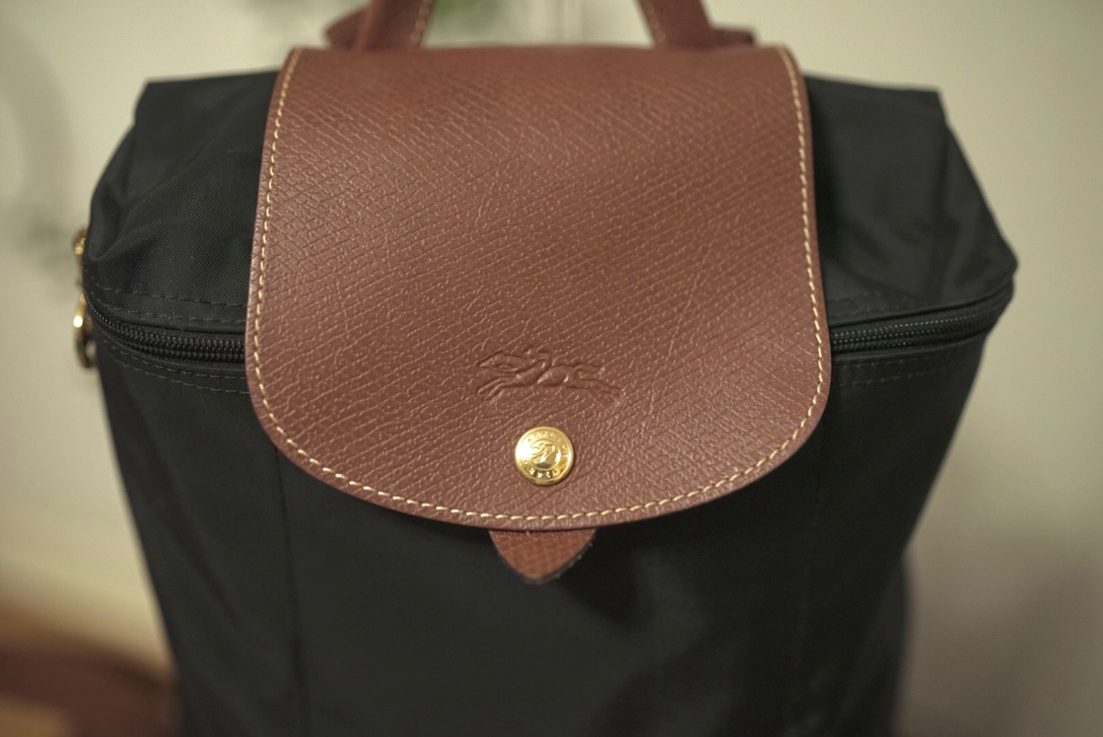 Authentic Longchamp Le Pliage Backpack – Navy (Discontinued Version)
