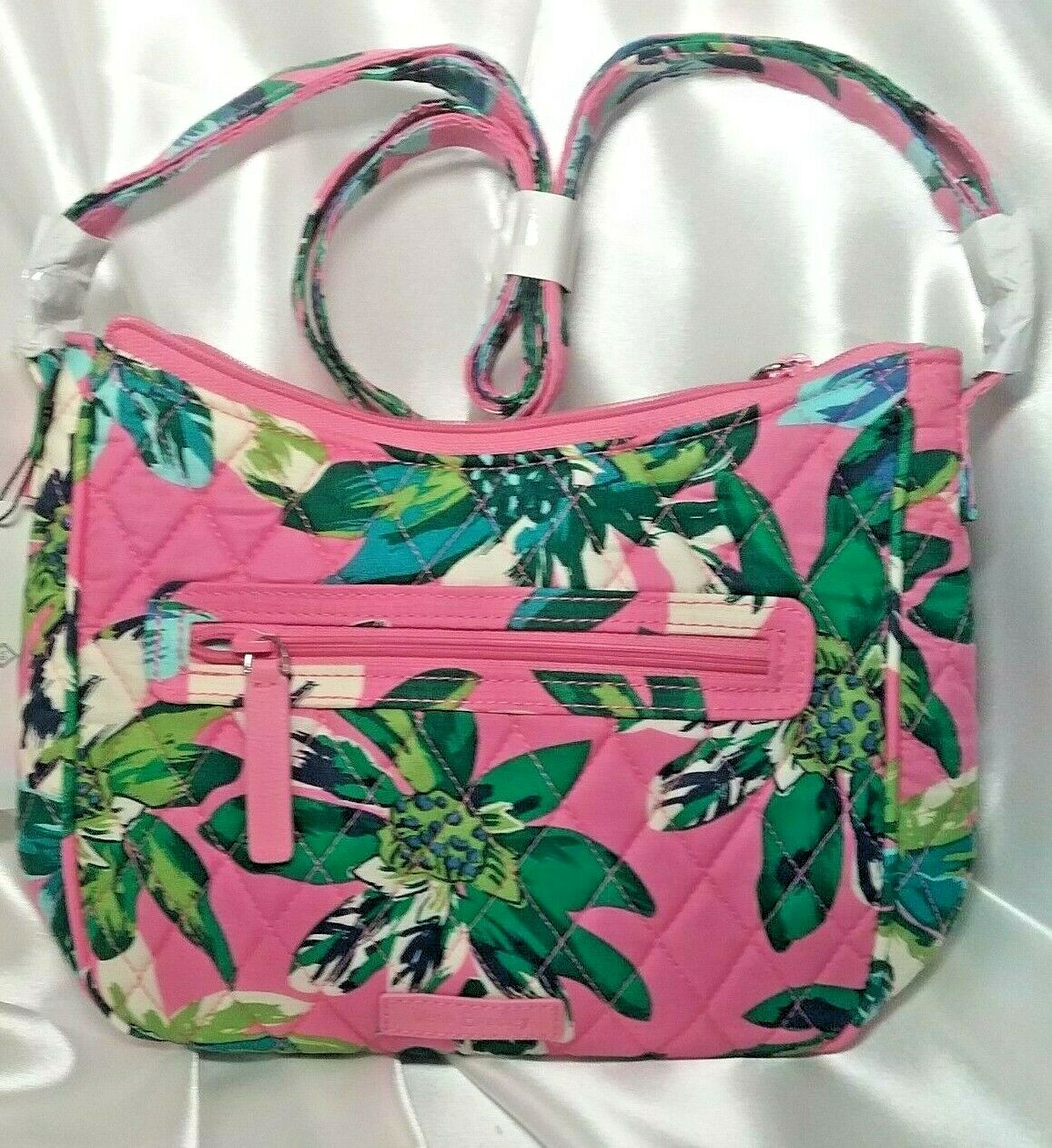 Vera Bradley’s MINI ANDI CROSSBODY HOBO BAG in TROPICAL PARADISE Pattern, NWT