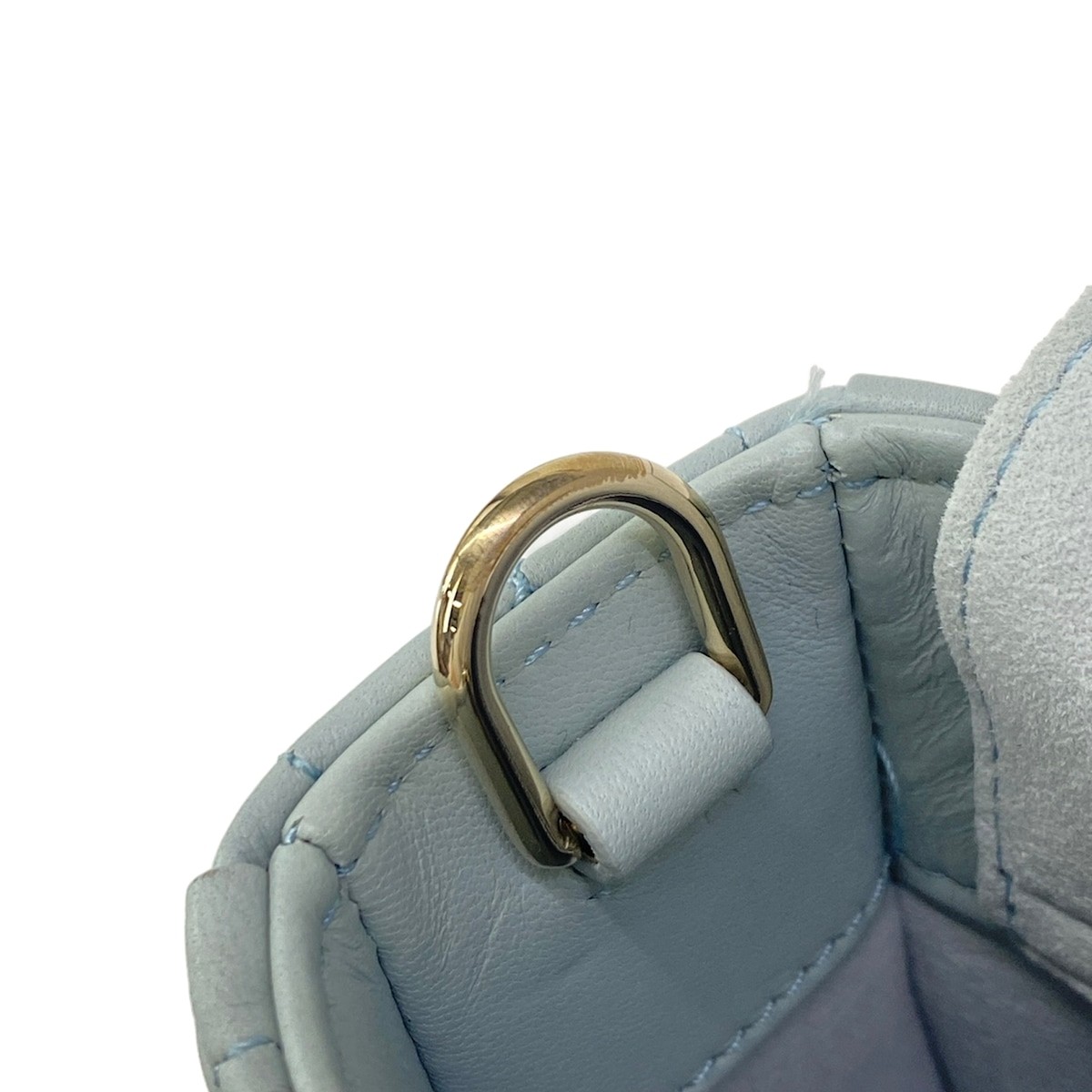 DIOR/ChristianDior Lady D-Joy Bag Small/Lady D-Joy Light Blue Lambskin Handbag