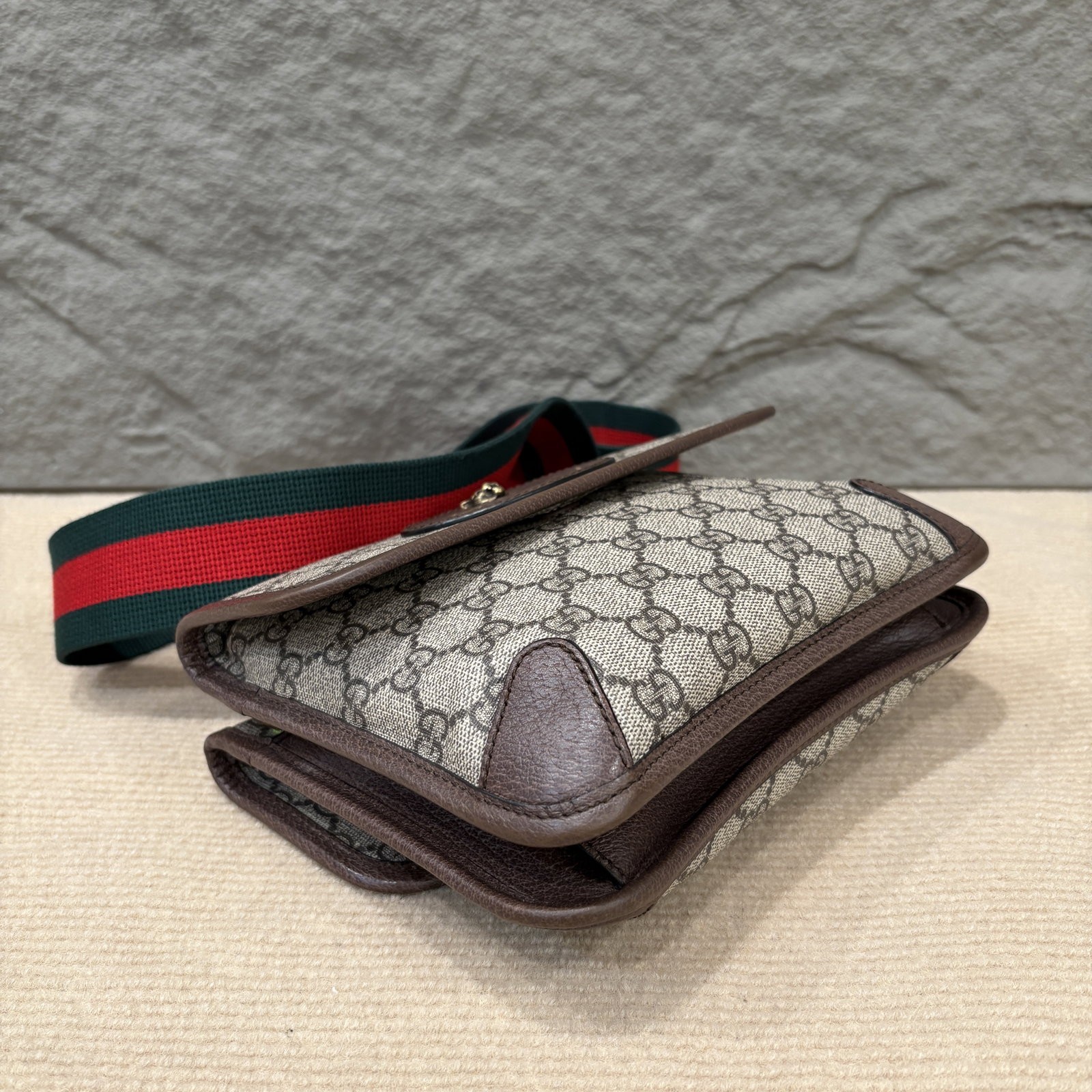Gucci Web Small Neo Vintage Double Flap Messenger Bag (jj1213m4)