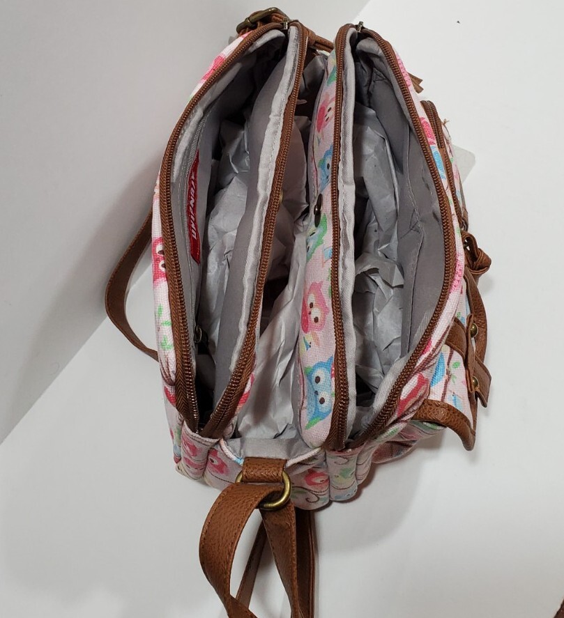 UNIONBAY Canvas Owl Crossbody Bag
